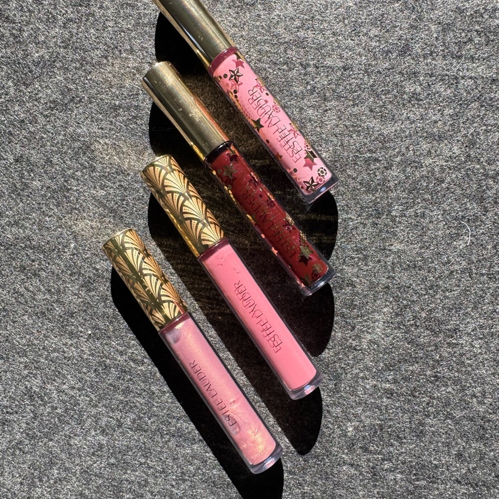 Estee Lauder Lip Glosses (4). Selling all 4 lip glosssses together.